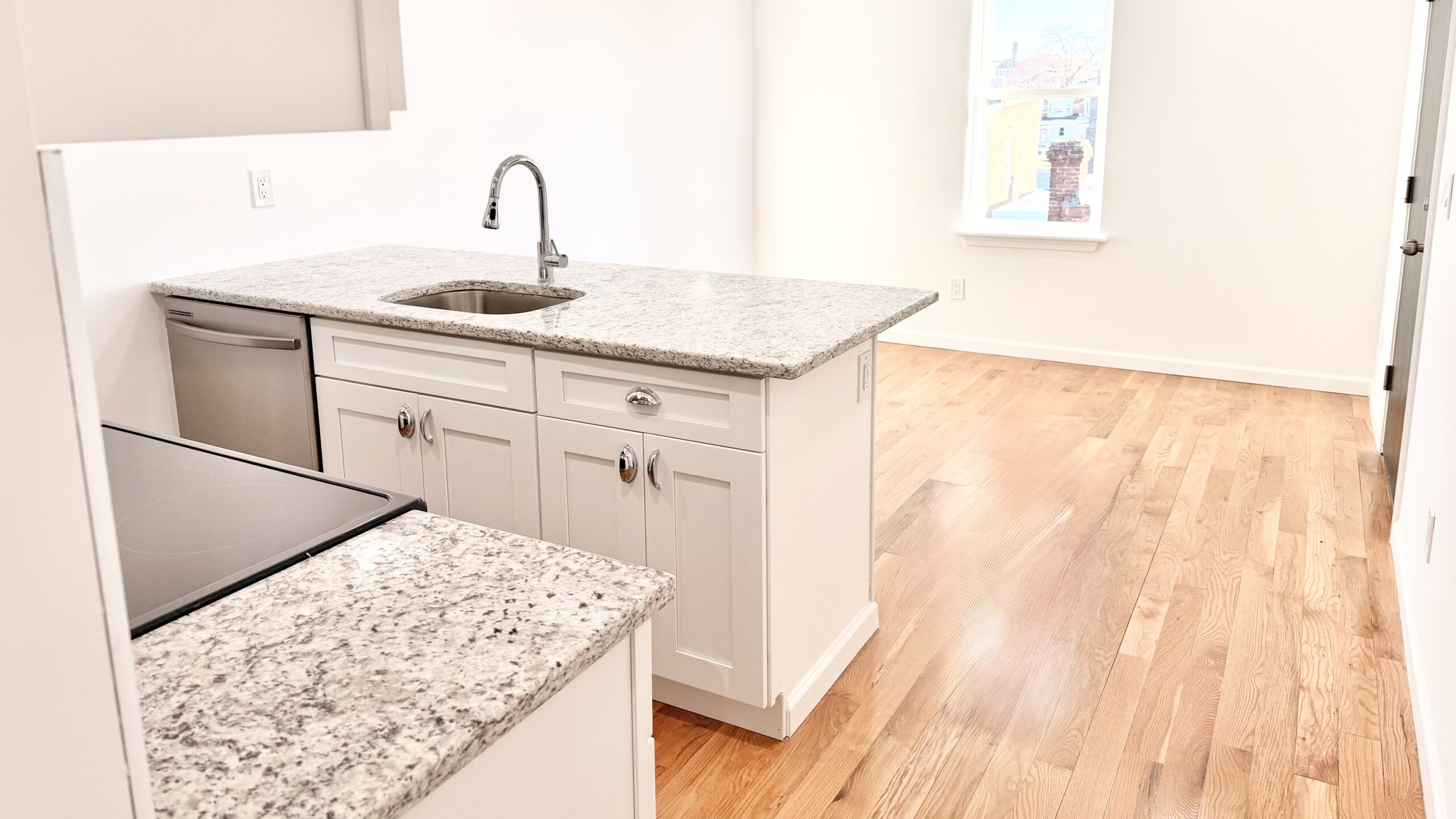 Modern kitchen at 5354 Cedar Ave multifamily